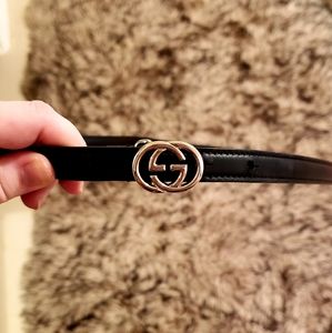 Authentic Gucci GG Marmont Thin Belt